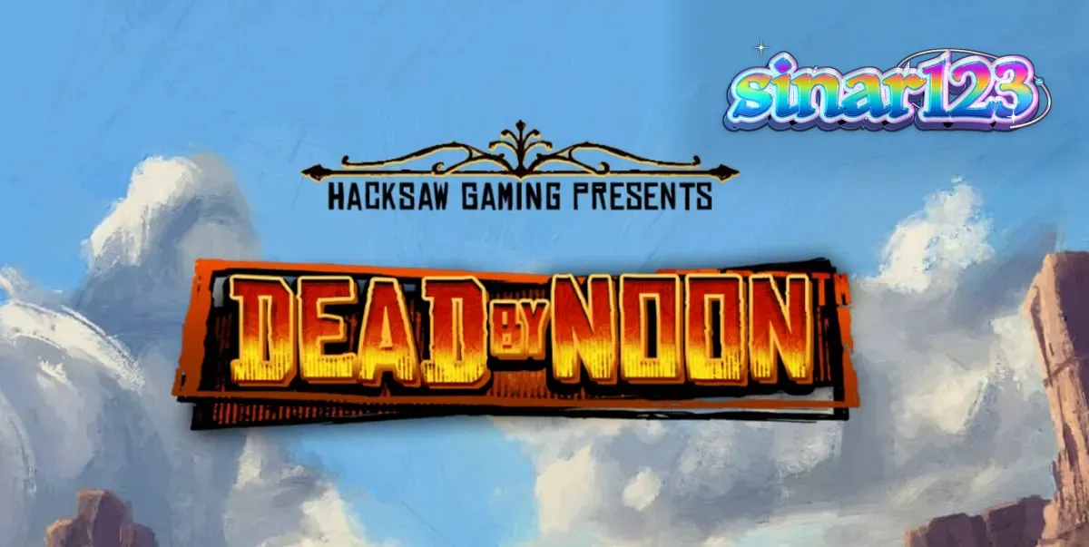 Tampilan visual slot Dead by Noon dengan nuansa Wild West yang mencekam